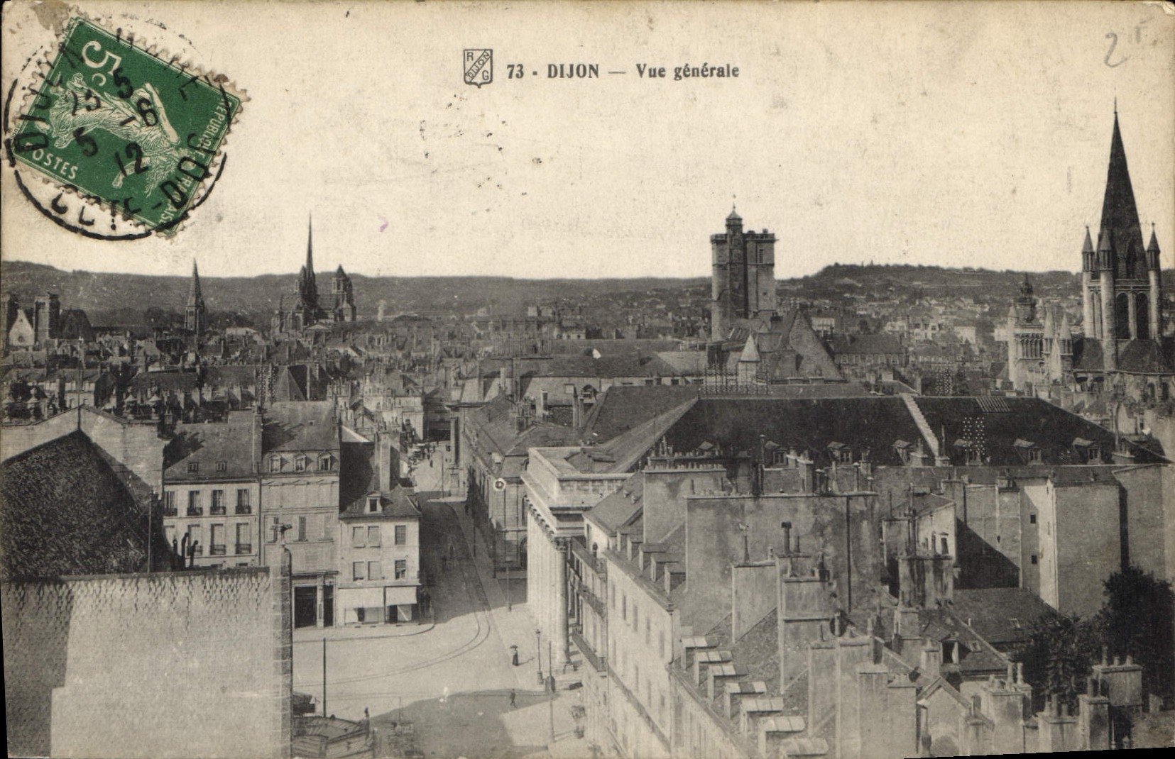 CPA Dijon Vue generale 