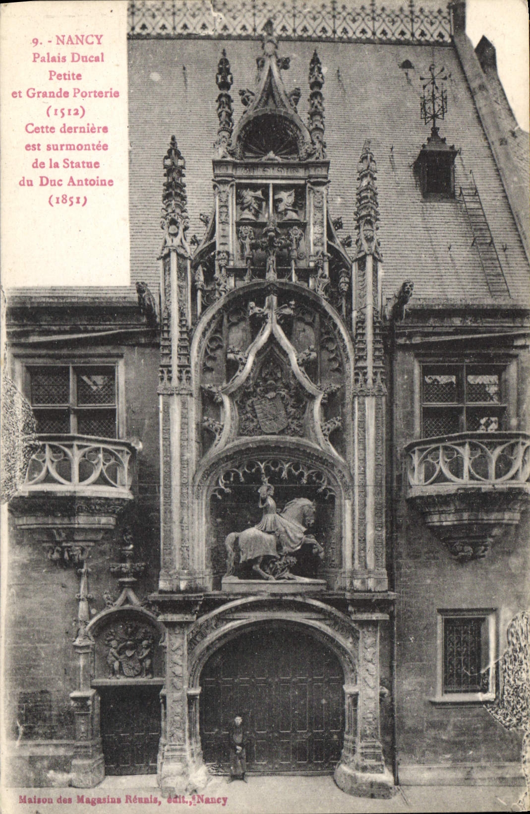 CPA Nancy Palais Ducal Petite et Grande Porterie 