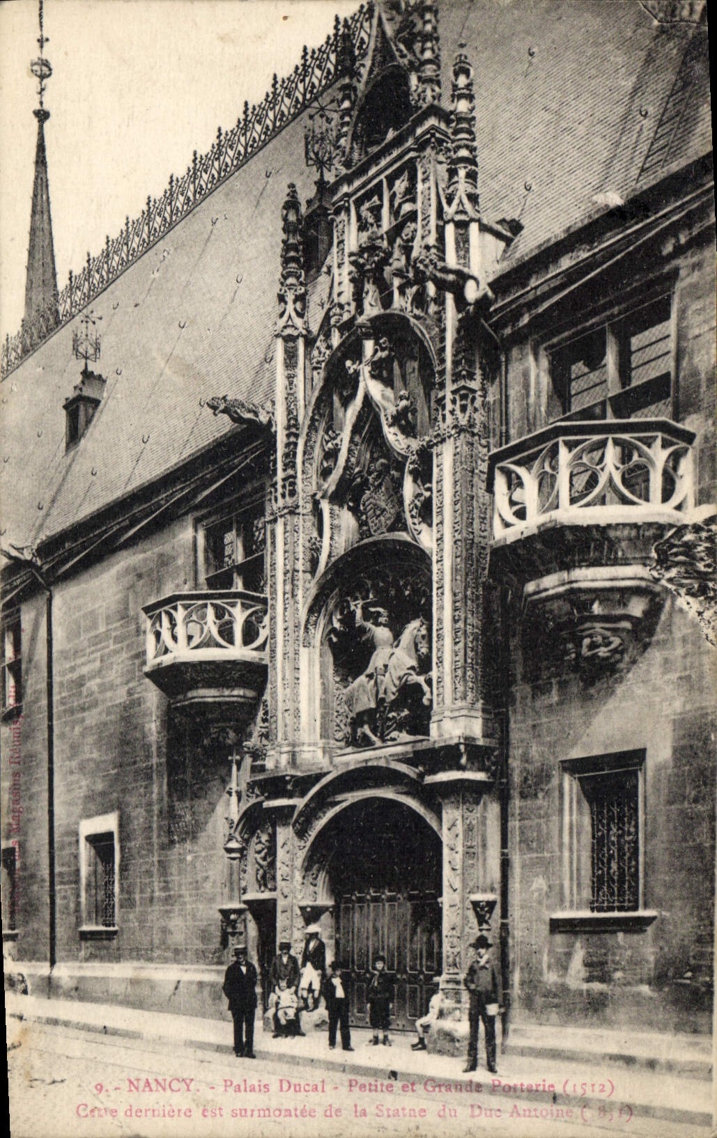 CPA Nancy Palais Ducal Petite et Grande Porterie 