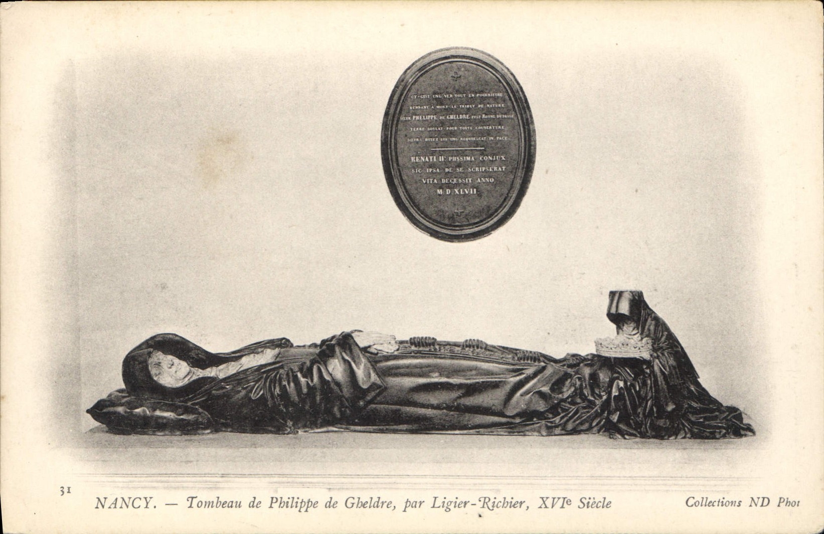 CPA Nancy Tombeau de Philippe de Cheldre 