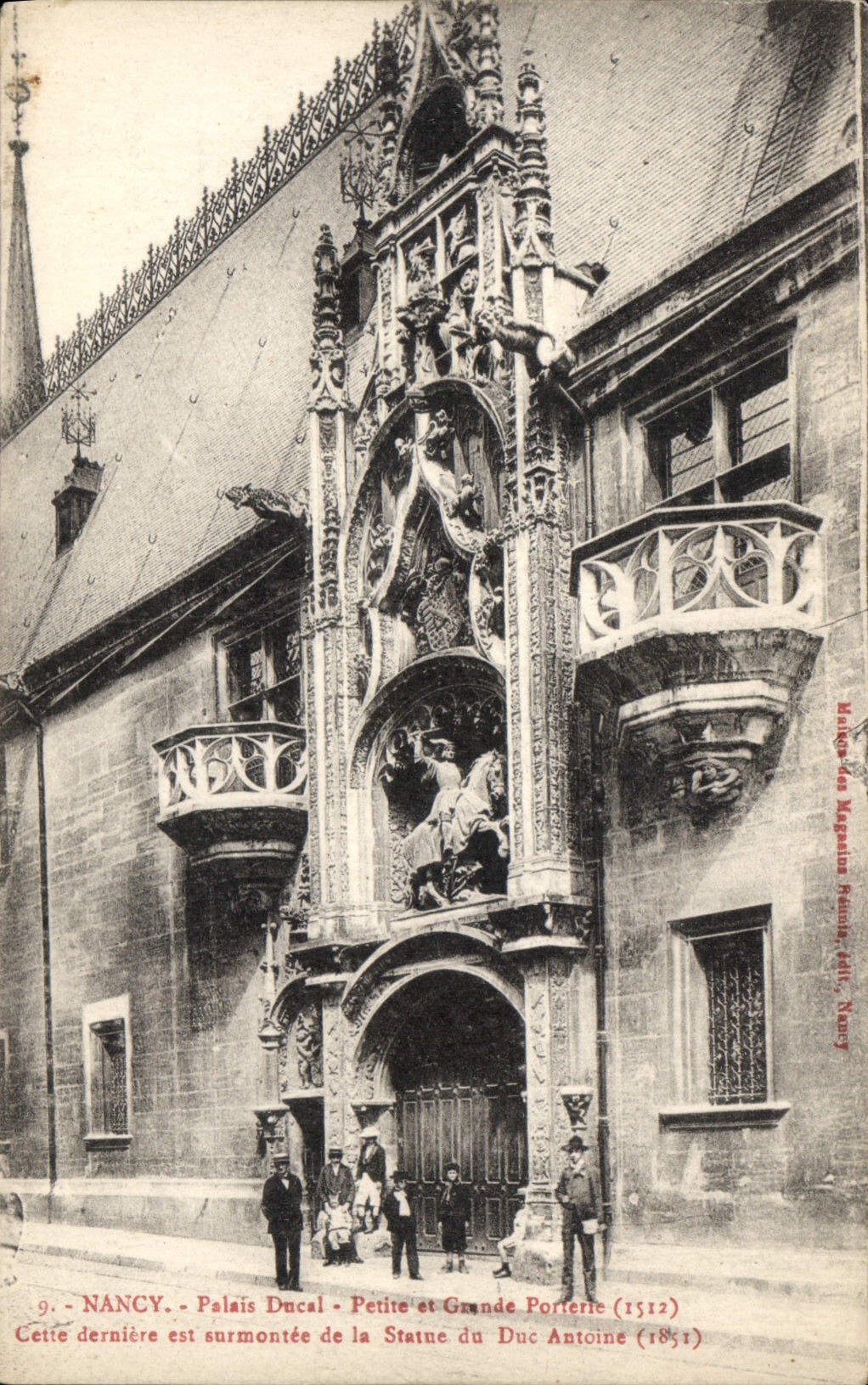 CPA Nancy Palais Ducal Petite et grande Porterie 