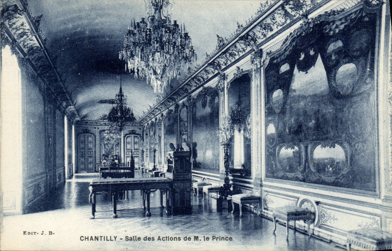 CPA Chantilly Salle des Actions de M le Prince 