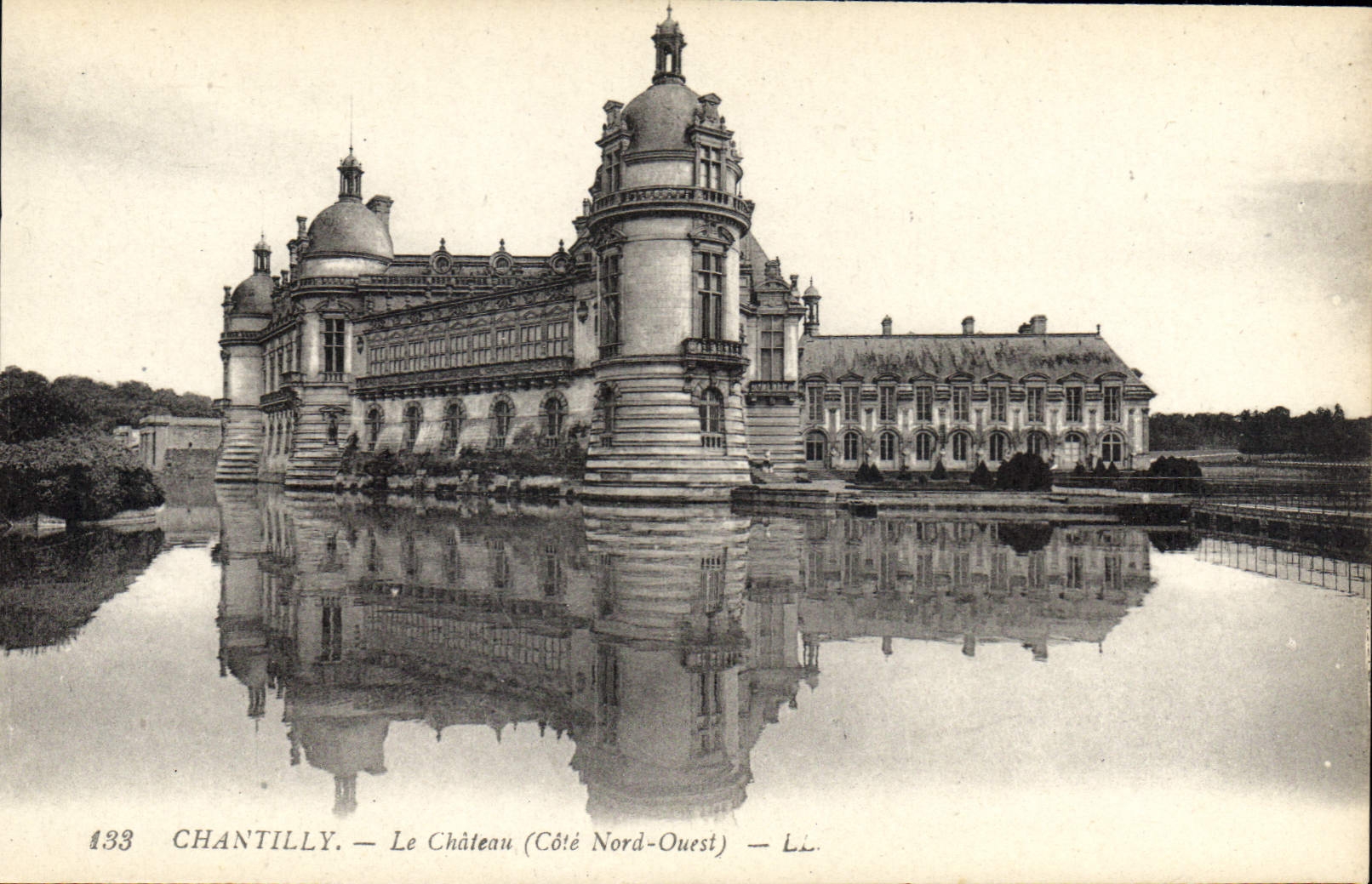 CPA Chantilly Le Chateau Cote Nord Ouest 