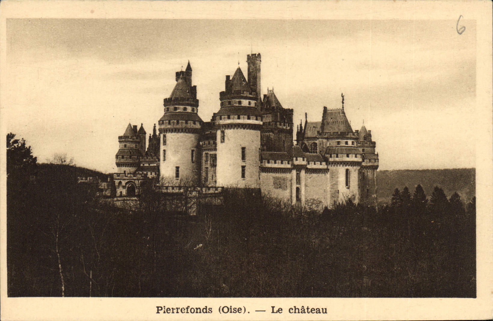 CPA Pierrefonds Oise Le Chateau 