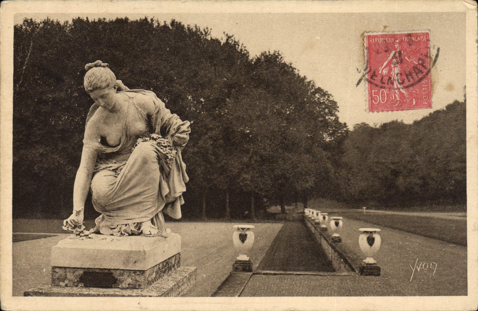 CPA Chateau de Chantilly Le Parc et Proserpine par Chapu 