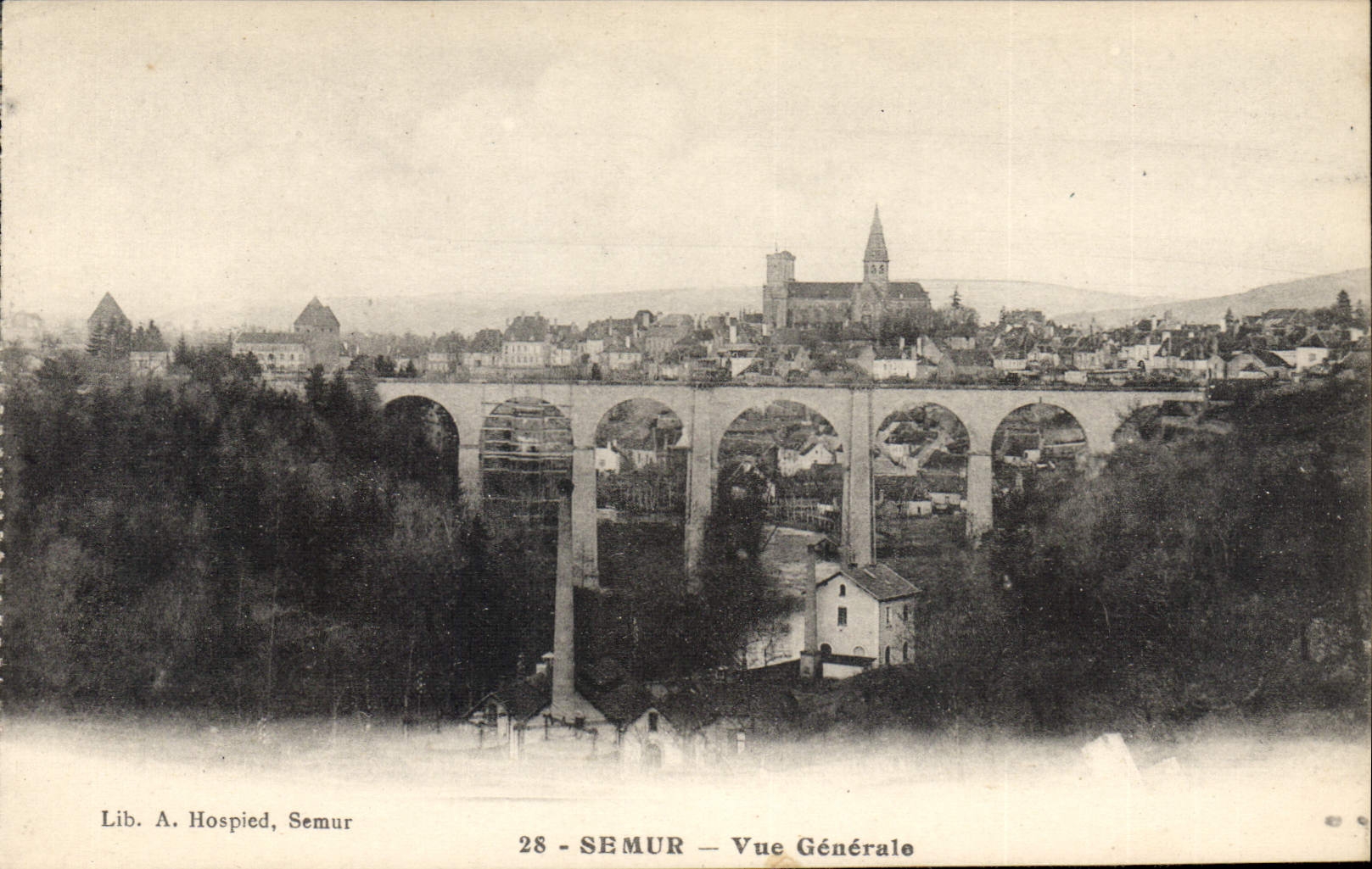 CPA Semur Vue Generale 