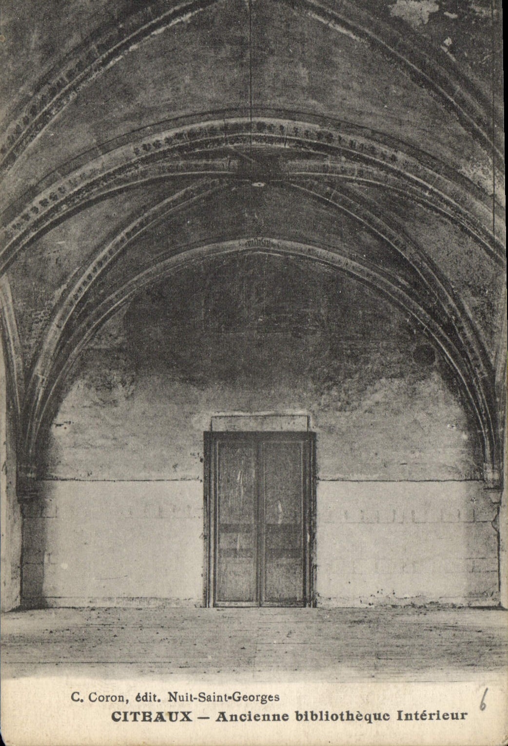 CPA Citeaux Ancienne Bibliotheque Interieur 