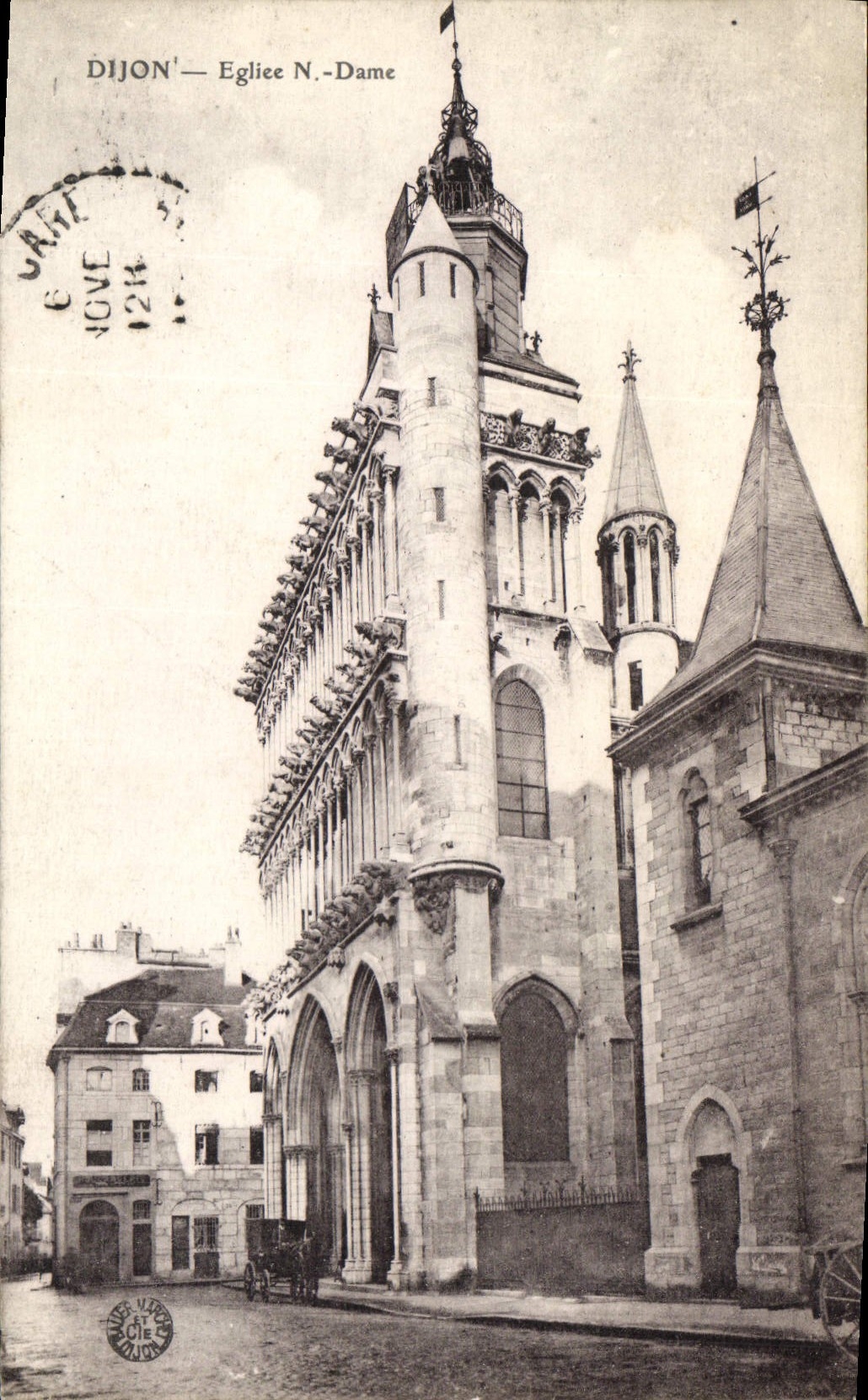 CPA Dijon Eglise N Dame 