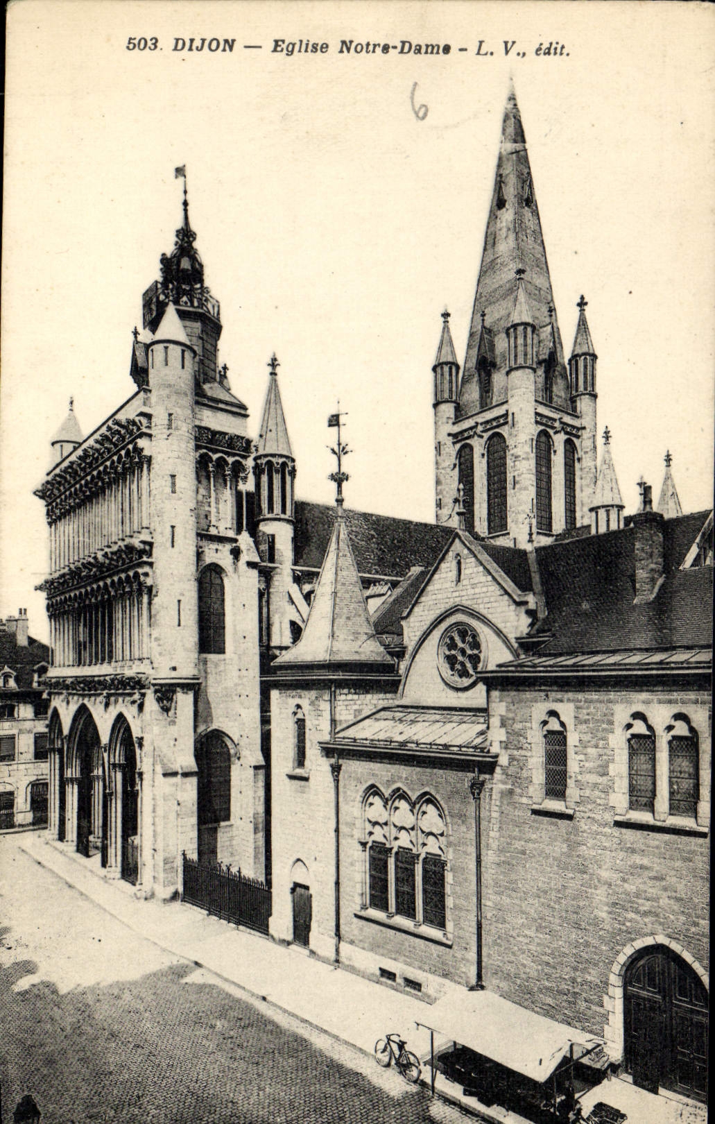 CPA Dijon Eglise Notre Dame 