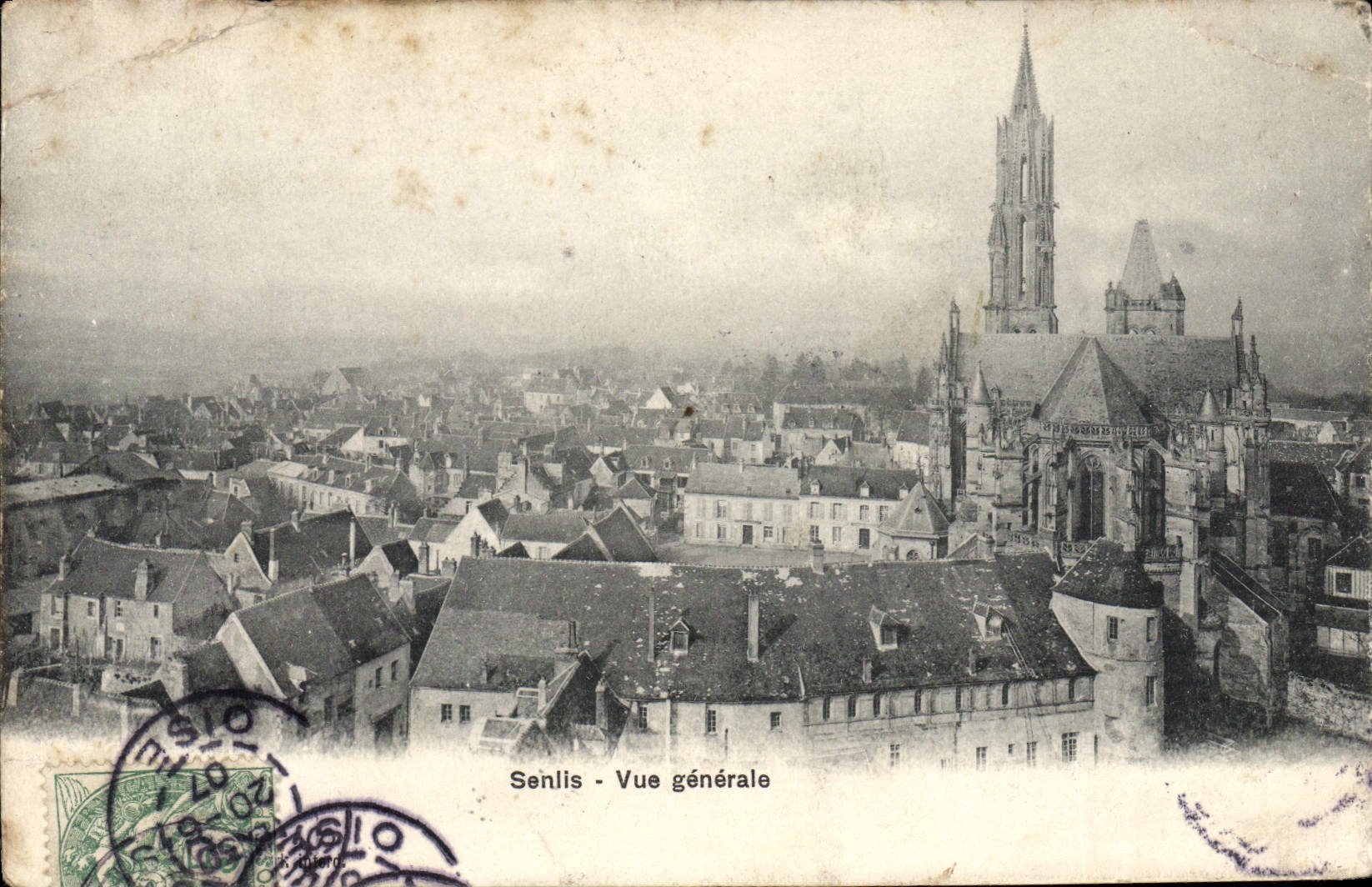 CPA Senlis Vue Generale 
