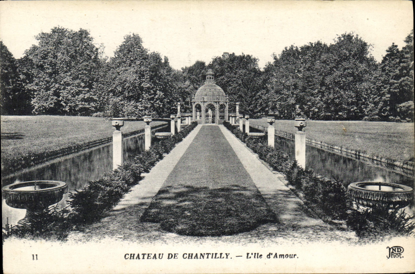 CPA Chateau de Chantilly L'lle d'Amour 