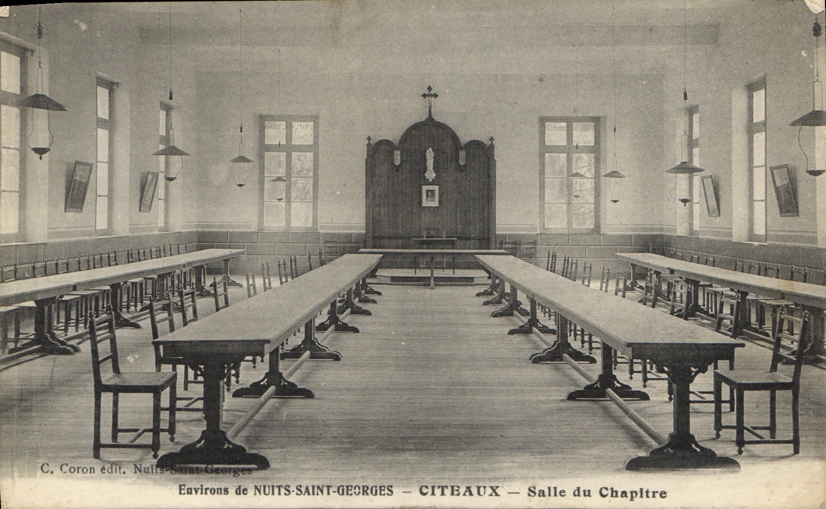 CPA Environs de Nuits Saint Georges Citeaux Salle du Chapitre 