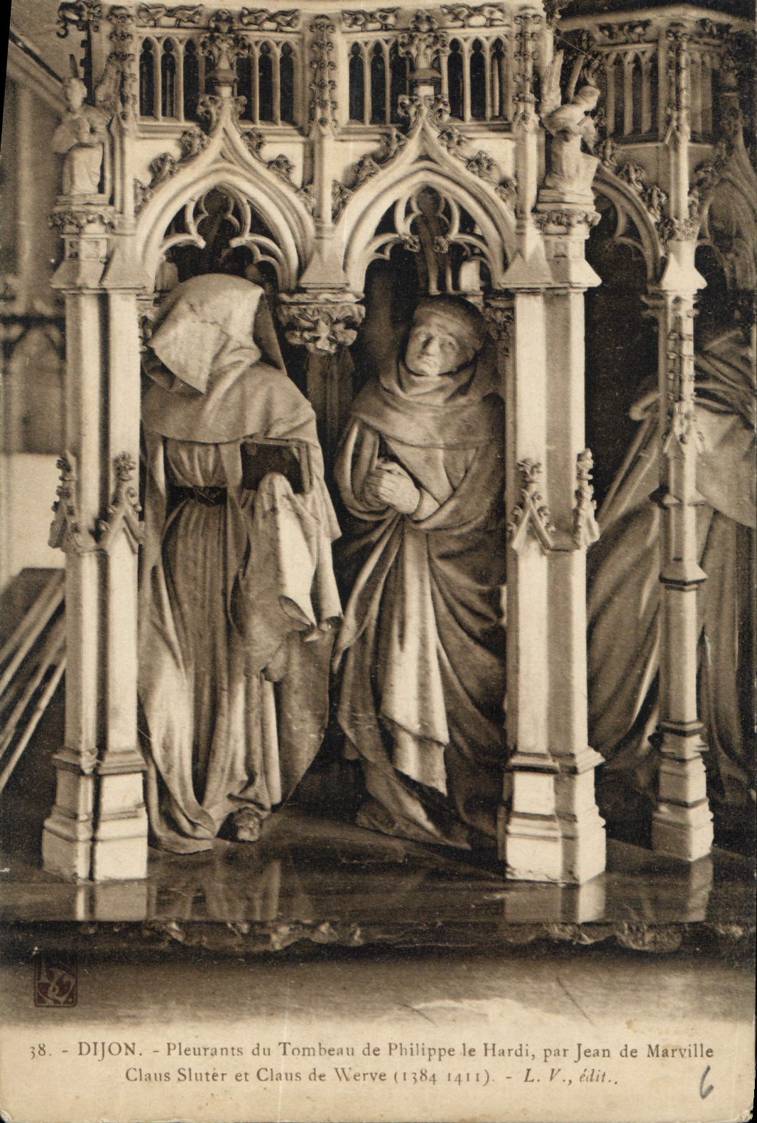 CPA Dijon Pleurants du Tombeau de Philippe Le Hardi 