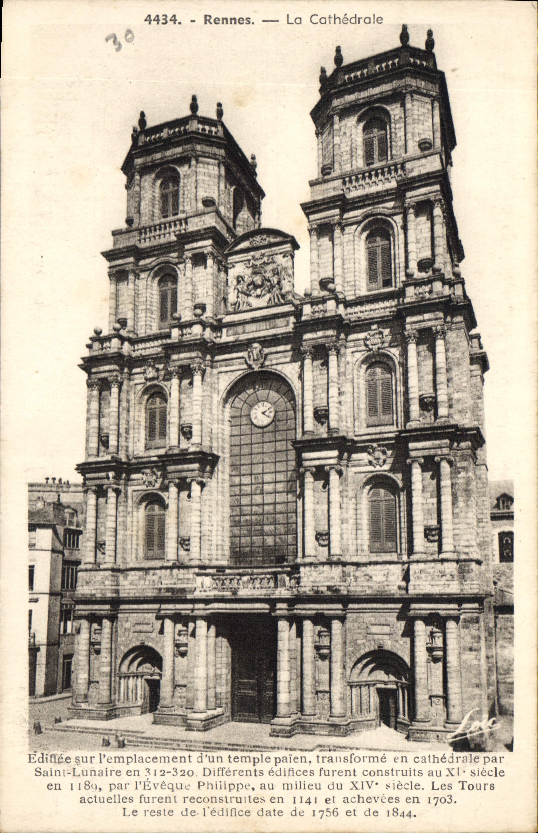 CPA Rennes La Cathedrale 