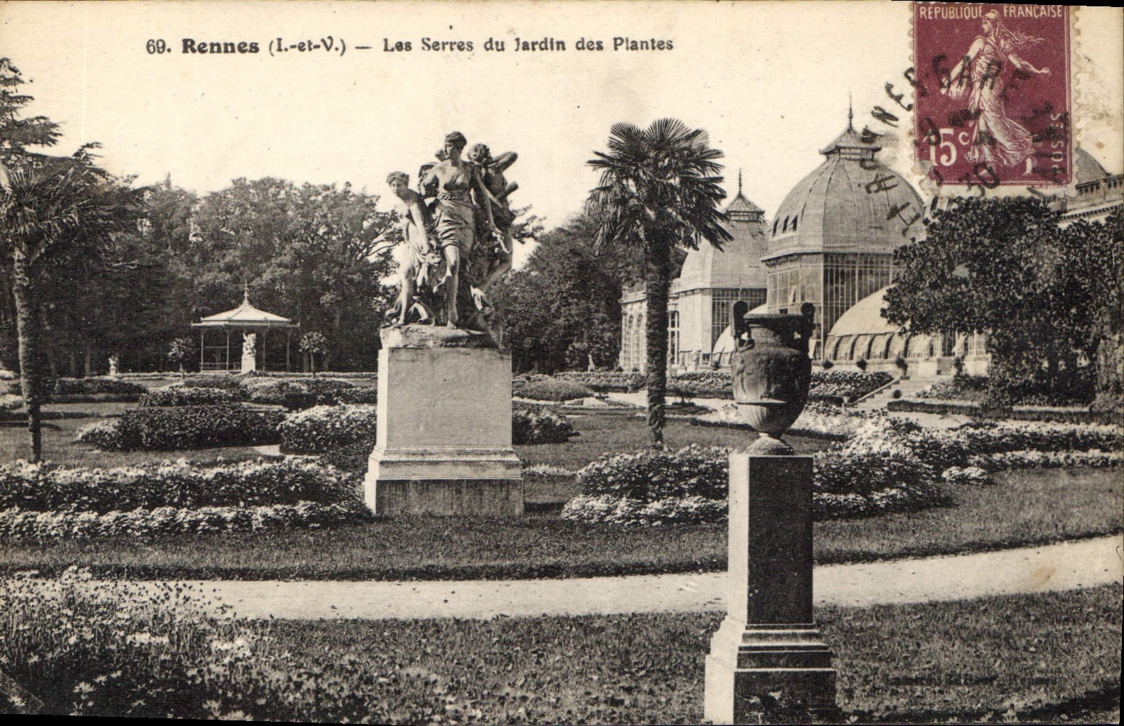 CPA Rennes Les Serres du Jardin des Plantes