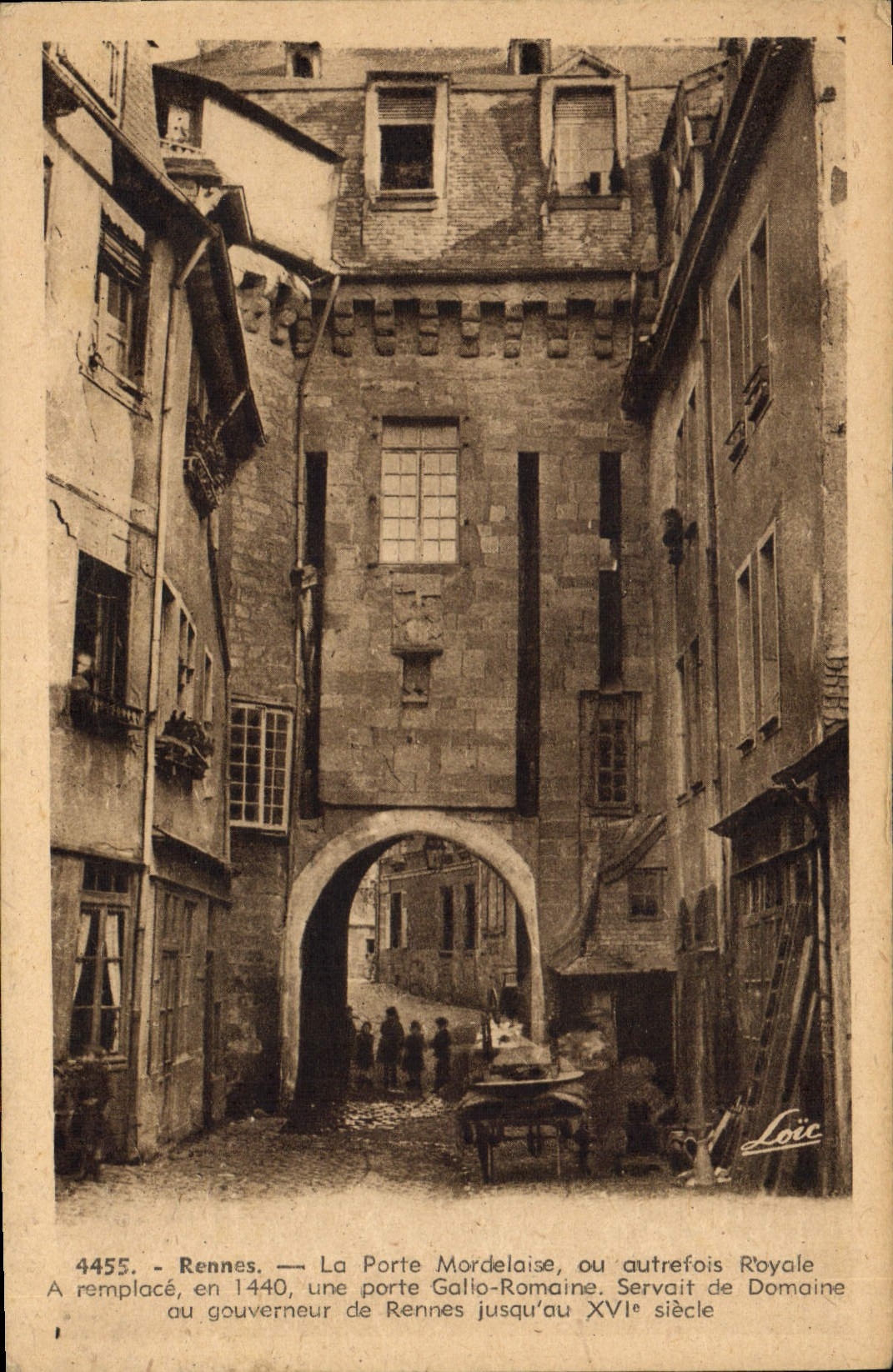 CPA Rennes La Porte Mordelaine 