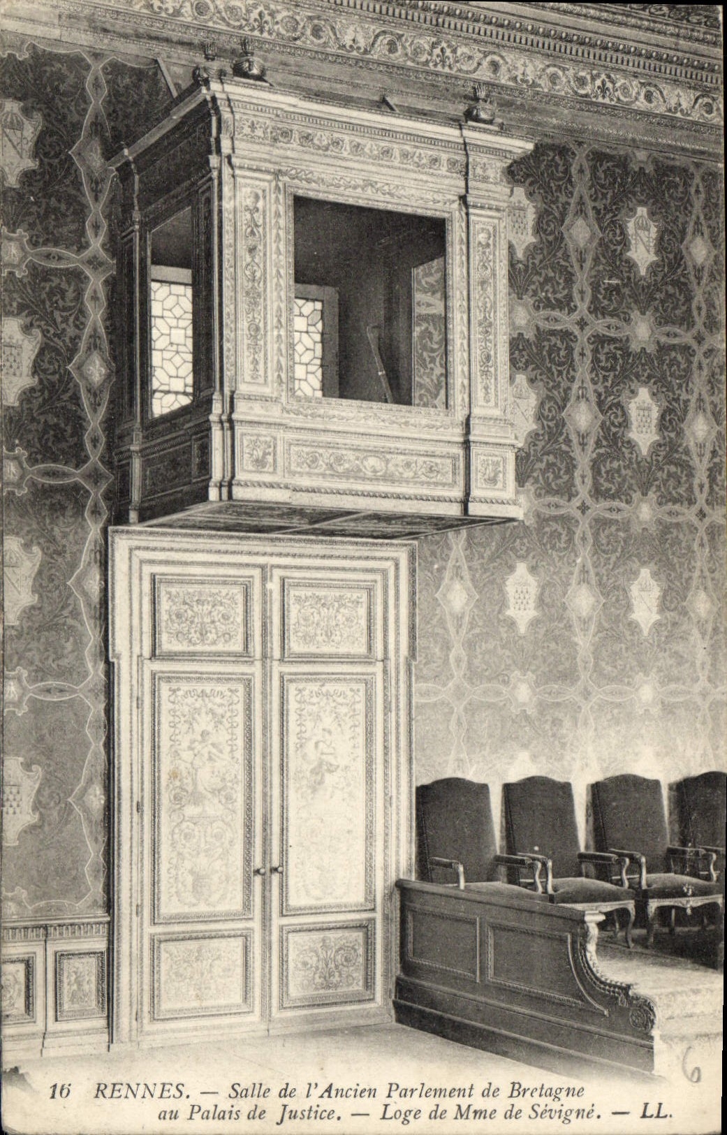 CPA Rennes Salle de l'Ancien Parlement de Bretagne au Palais de Justice 