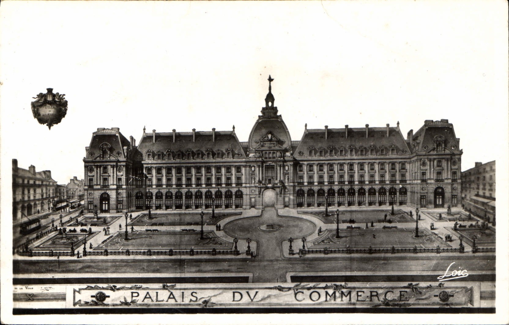 CPA Rennes Palais du Commerce 