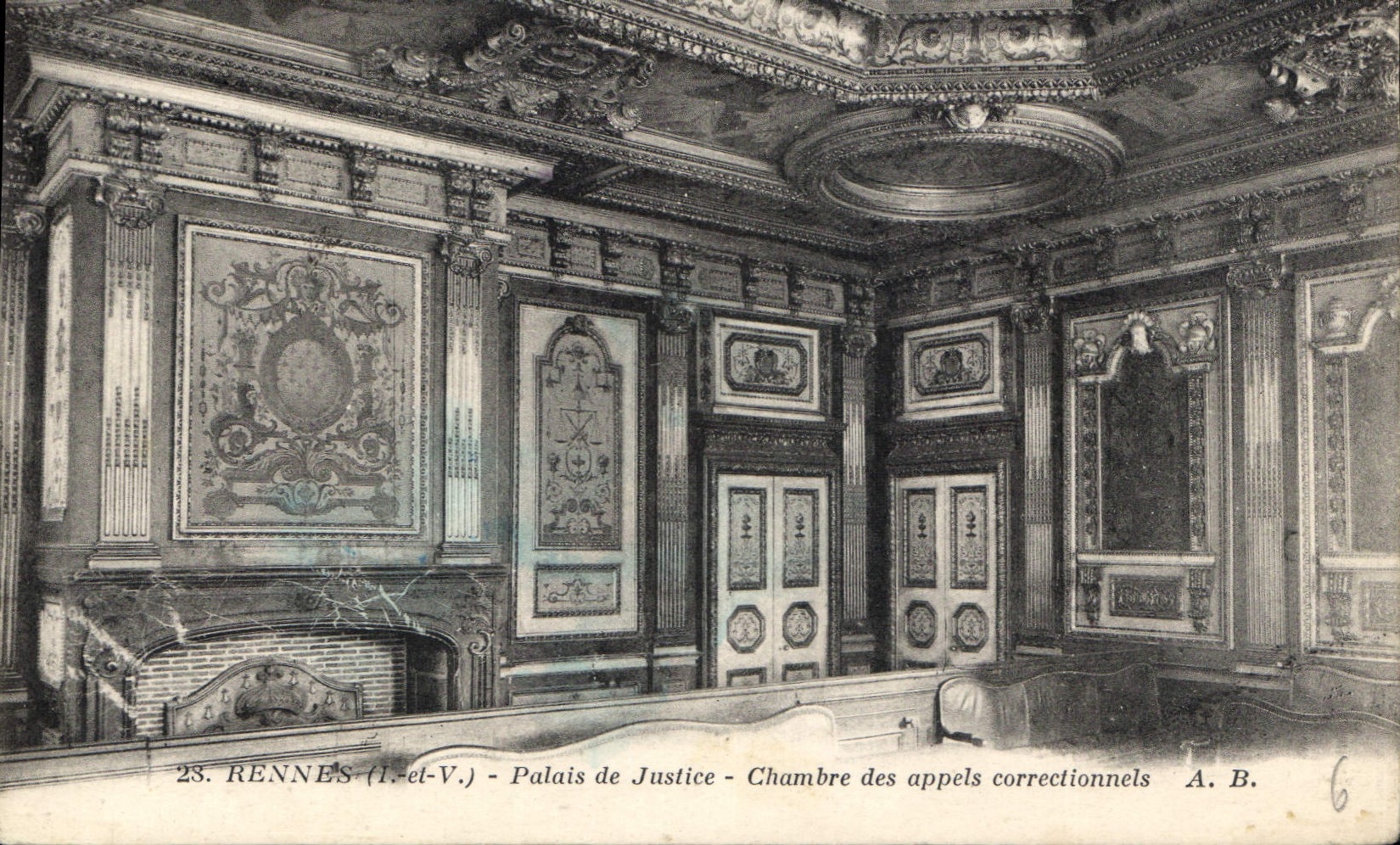 CPA Rennes Palais de Justice Chambre des Appels Correctionnels 