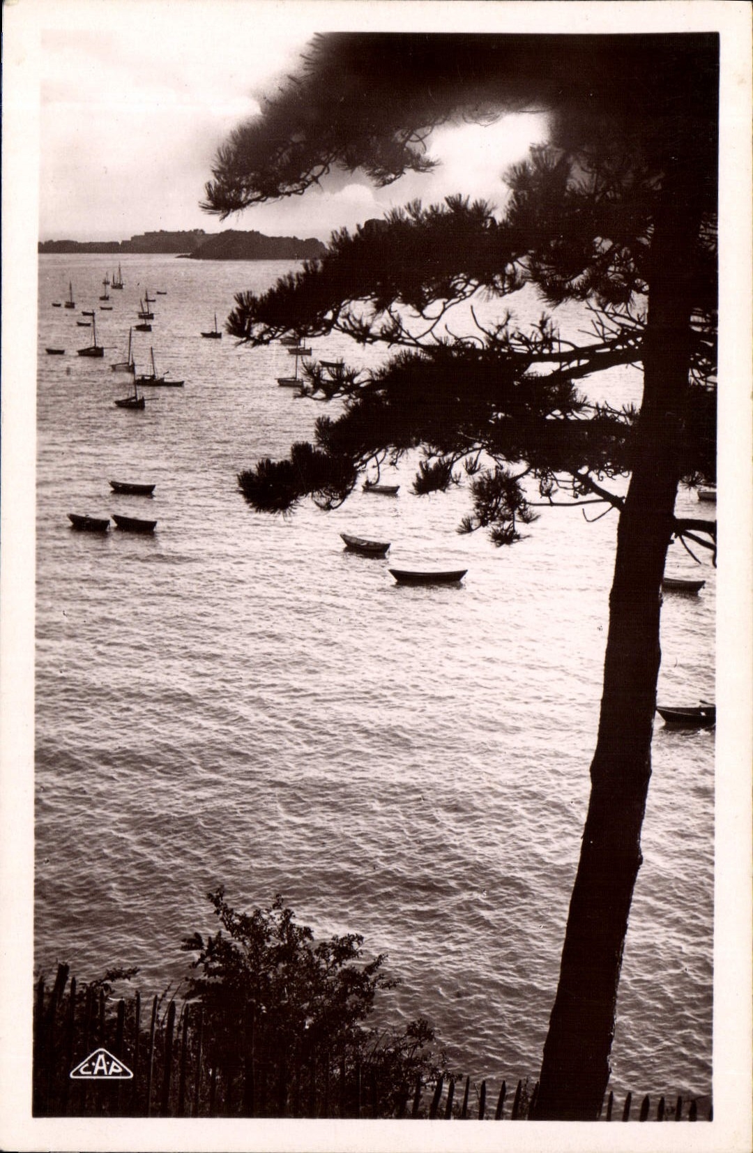 CPA Cancale Contre jour 