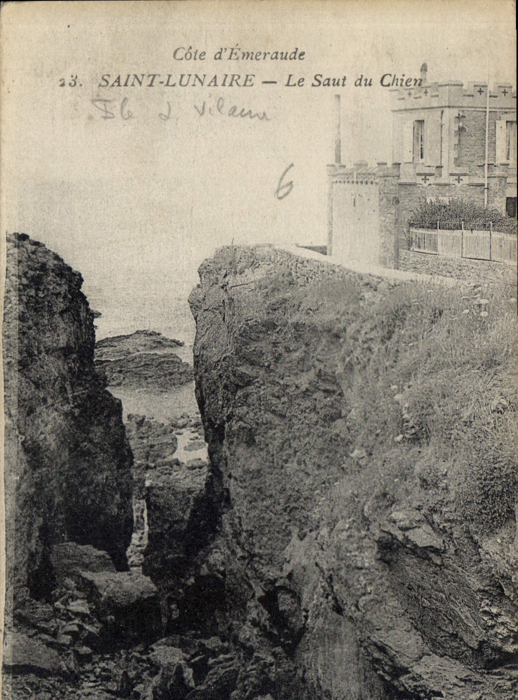 CPA Saint Lunaire Le Saut du Chien
