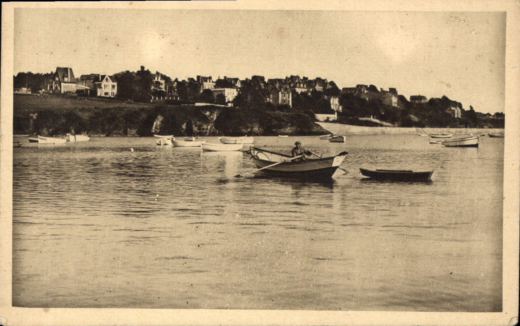 CPA Saint Briac Villas sur la Falaise 