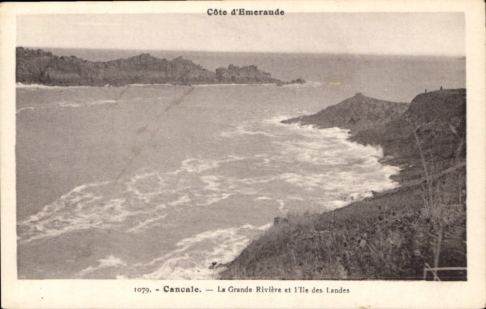CPA Cancale La Grande Riviere et I'lle des Landes