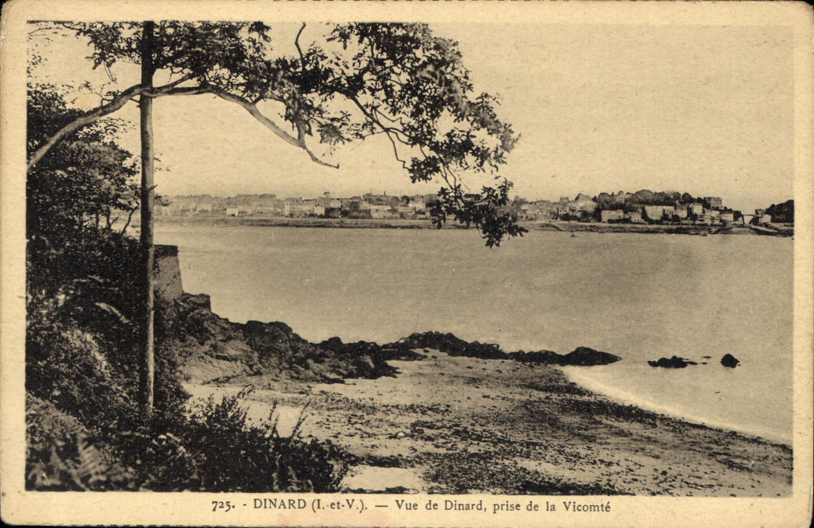 CPA Dinard Vue de Dinard prise de la Vicomte 