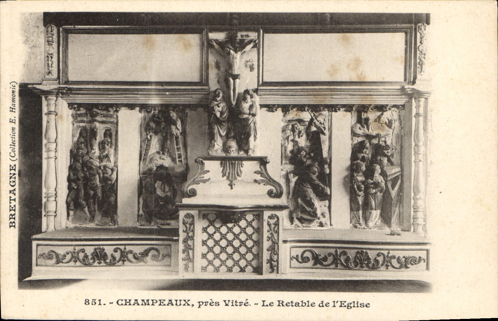 CPA Champeux pres Vitre Le Tetable de l'Eglise 