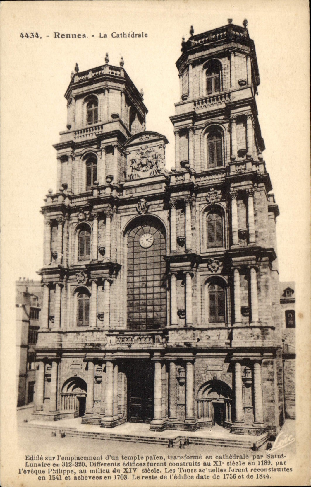 CPA Rennes La Cathedrale 