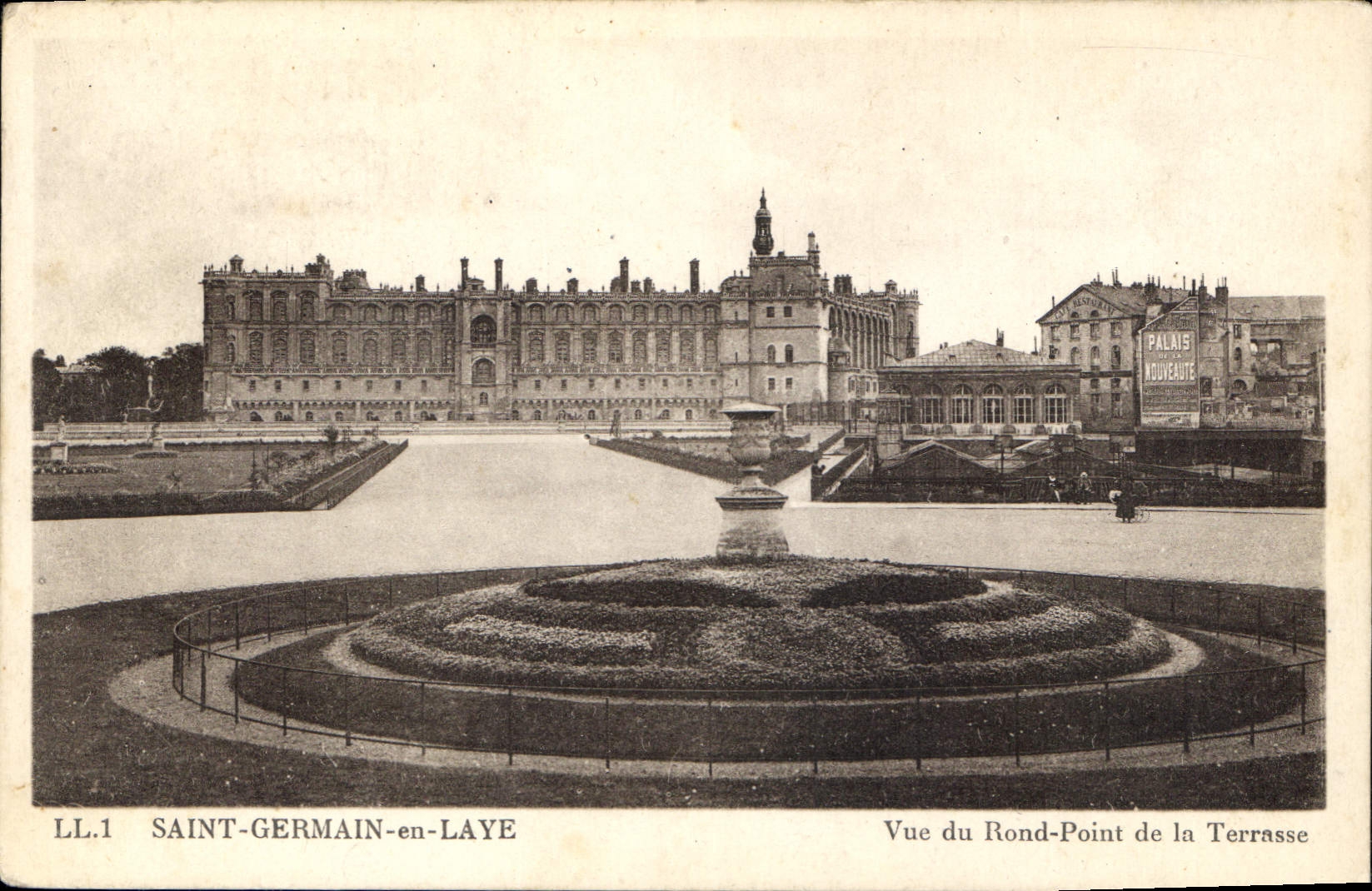 CPA Saint Germain en Laye vue du Rond Point de la Terrasse 