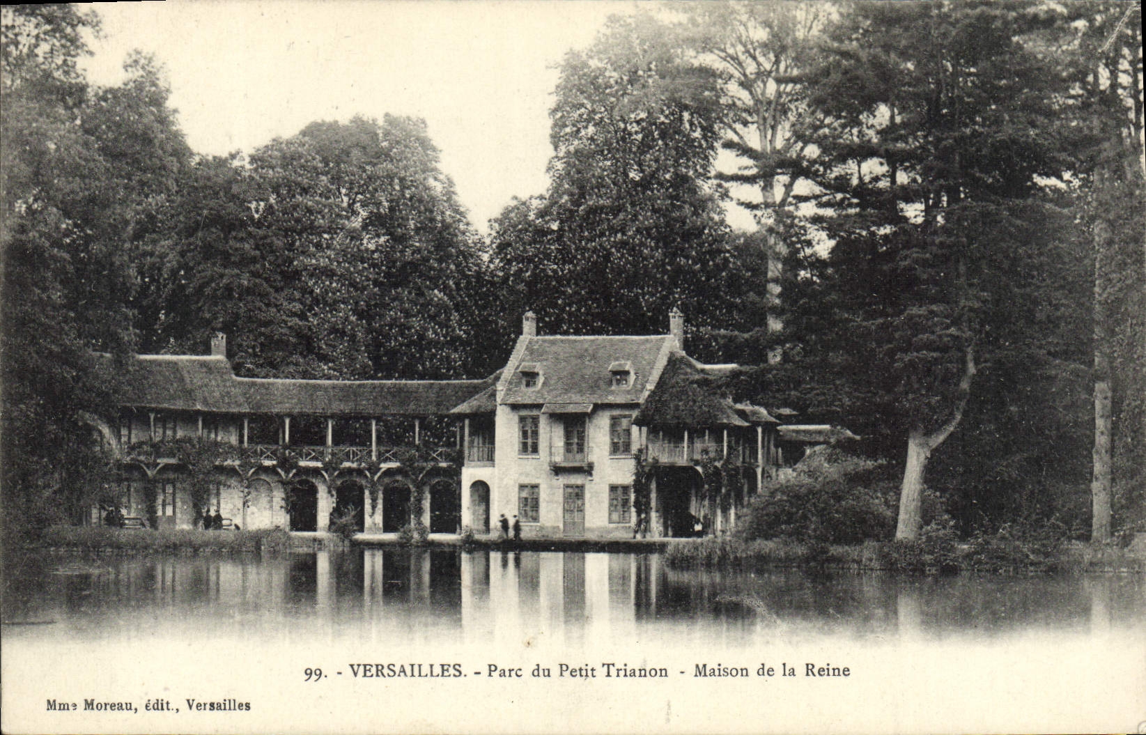CPA Versailles Parc du Petit Trianon Maison de la Reine 