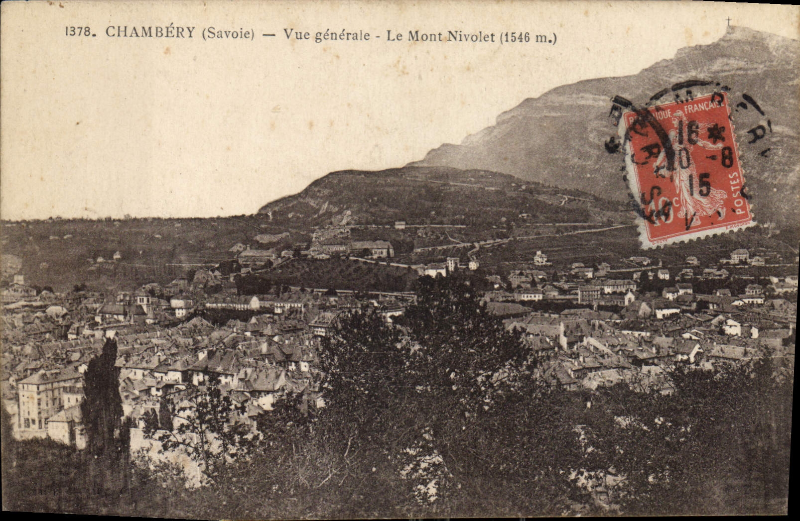 CPA Chambery Savoie Vue generale le Mont Nivolet 