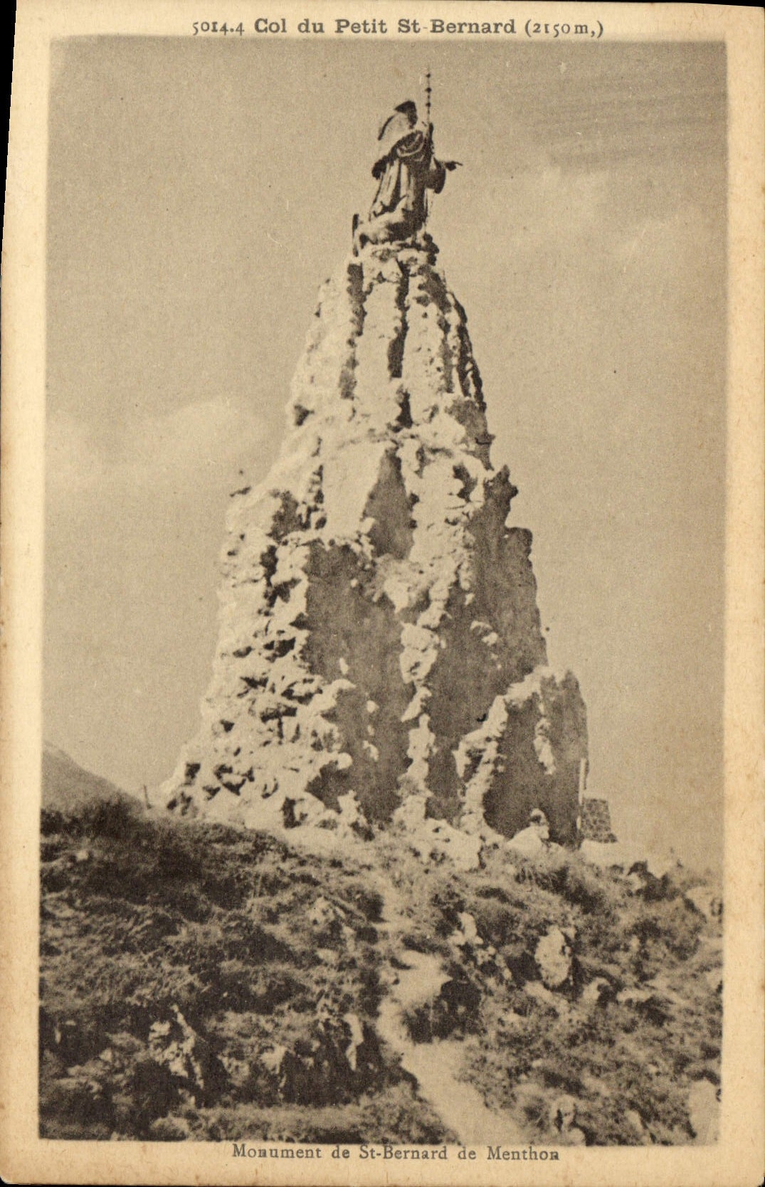 CPA Monument de St Bernard de Menthon 