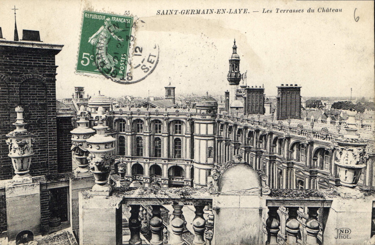 CPA Saint Germain en Laye Les Terrasses du Chateau 