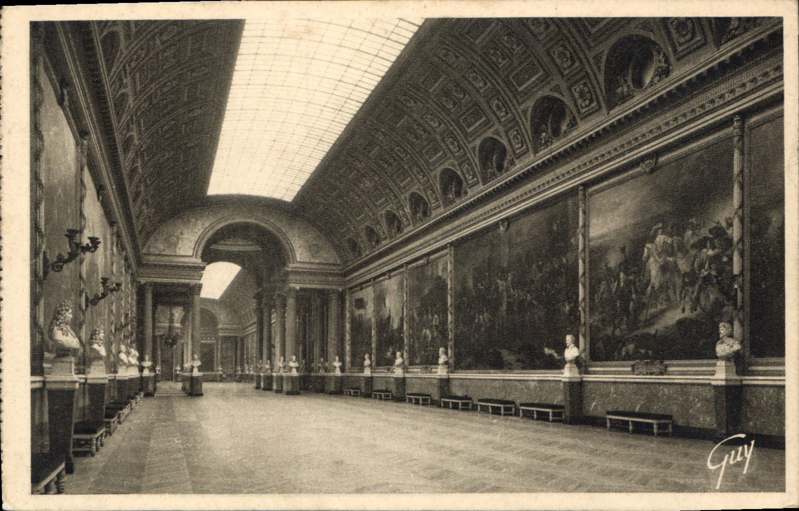 CPA Versailles et ses Merveilles Le Chateau Galerie des Batailles