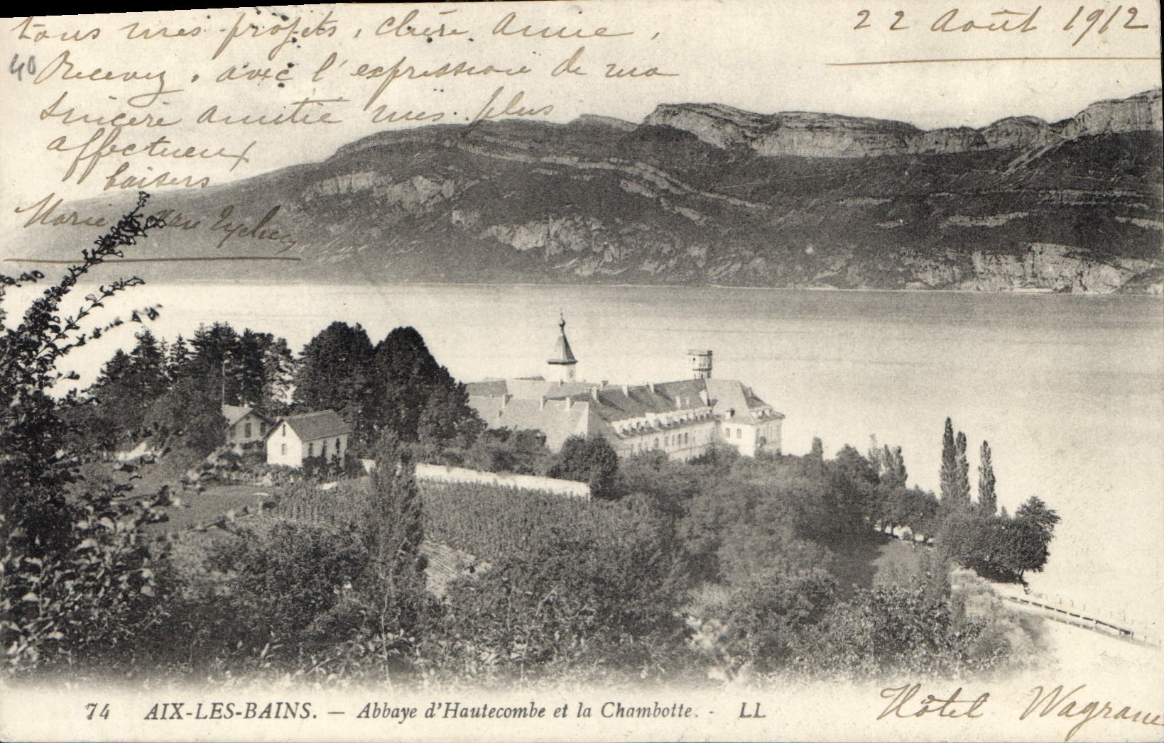 CPA Aix les Bains Abbaye d'Hautecombe et la Chambotte 