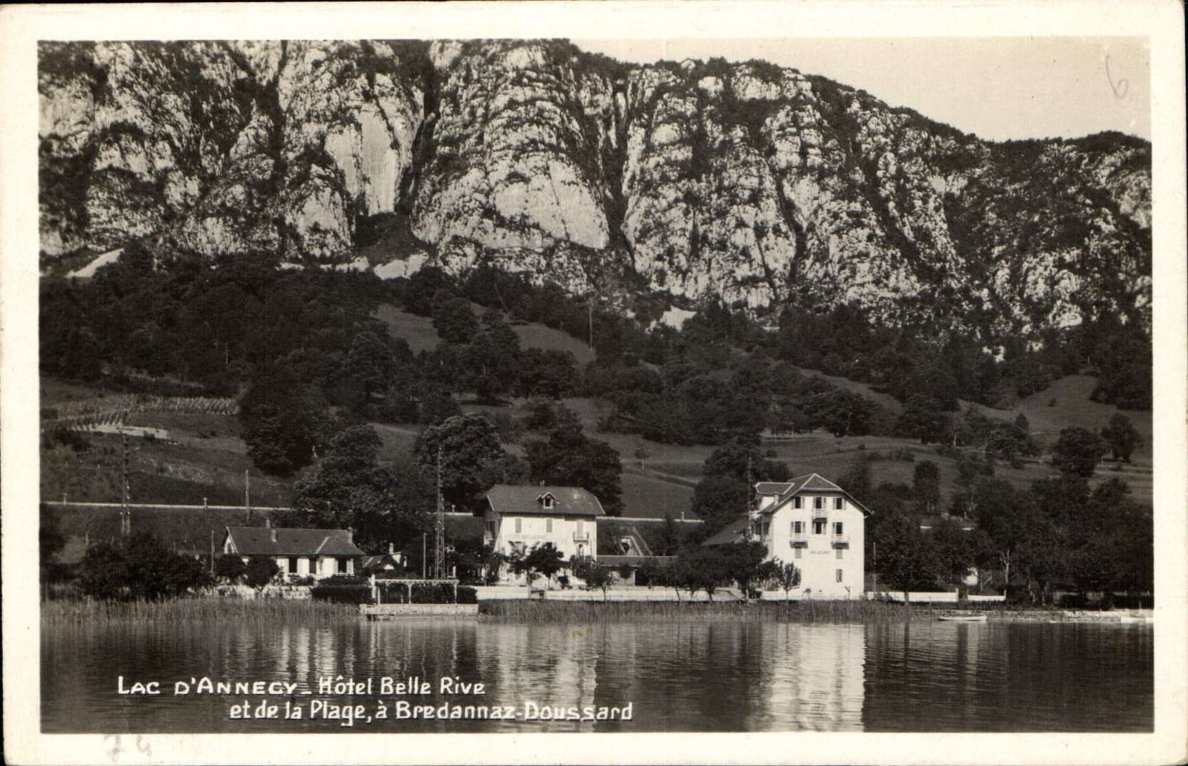 CPA Lac d'Annecy Hotel Belle Rive et de la Plage Bredannax Doussard