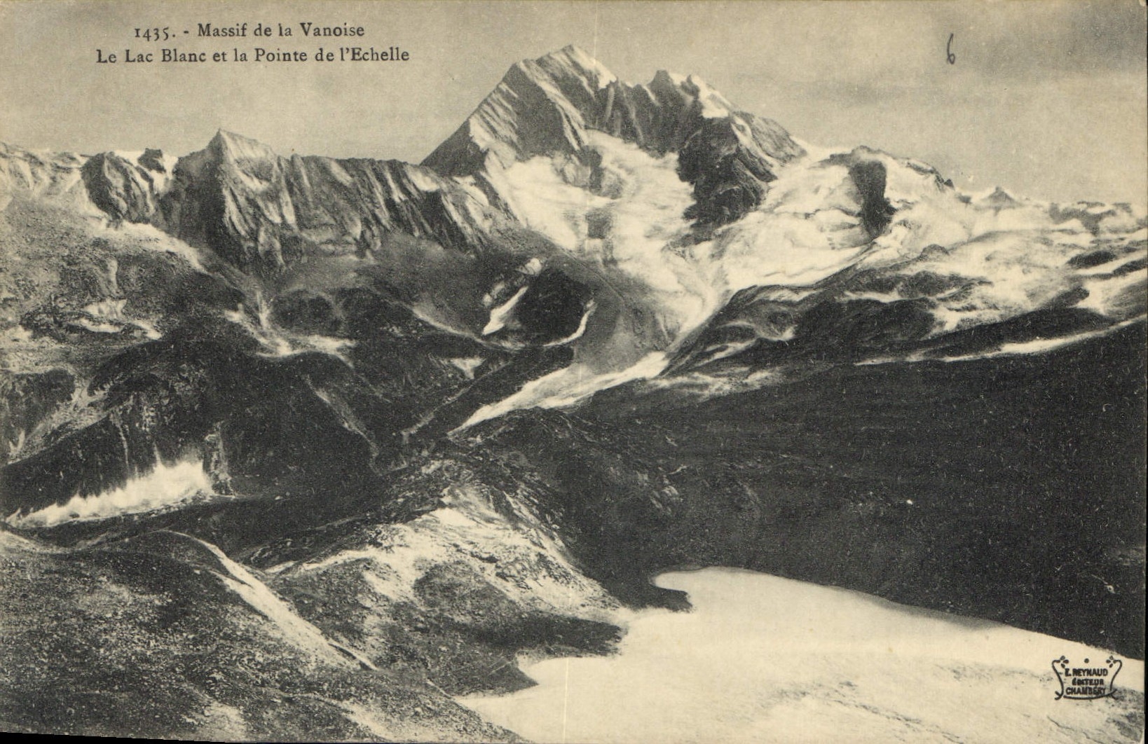 CPA Massif de la Vanoise Le Lac Blanc et la Pointe de l'Echelle 