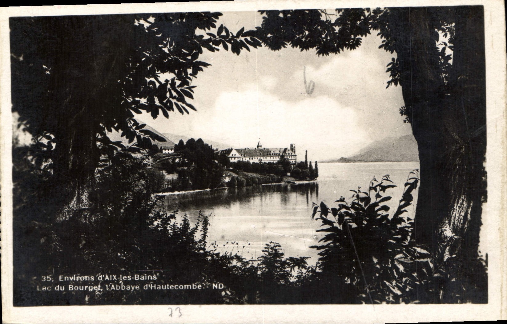 CPA Environs d'Aix les Bains Lac du Bourget l'Abbaye d'Hautecombe 