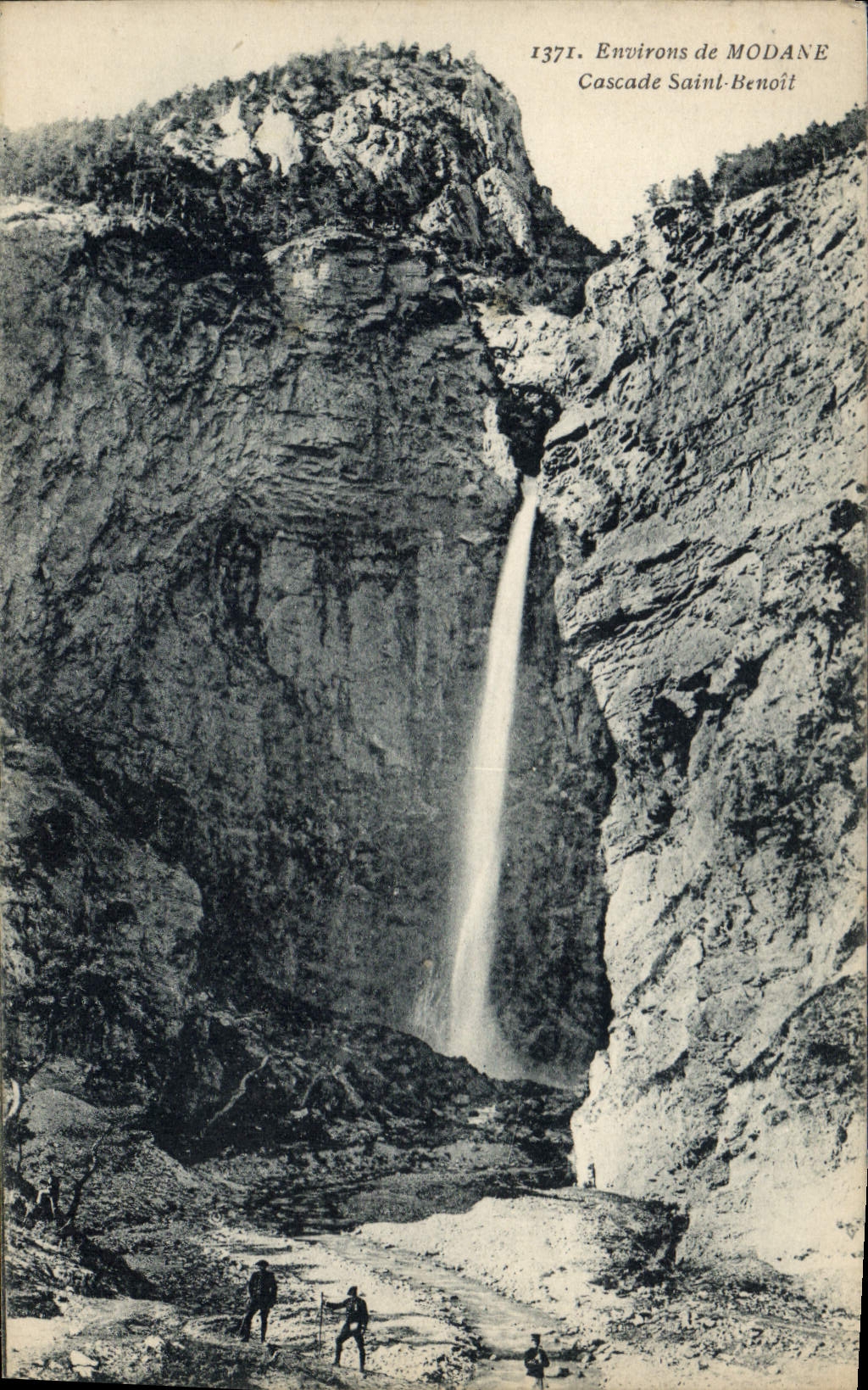 CPA Environs de Modane Cascade Saint Benoit