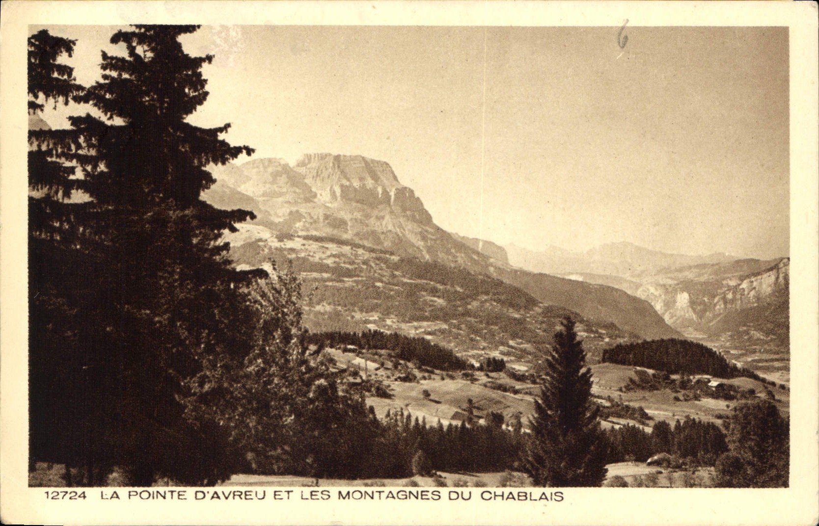 CPA La Pointe d'Avreu et les Montagnes du Chablais