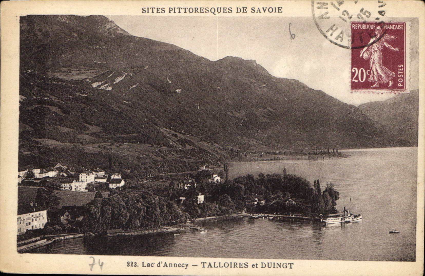 CPA Lac d'Annecy Talloires et Duingt 