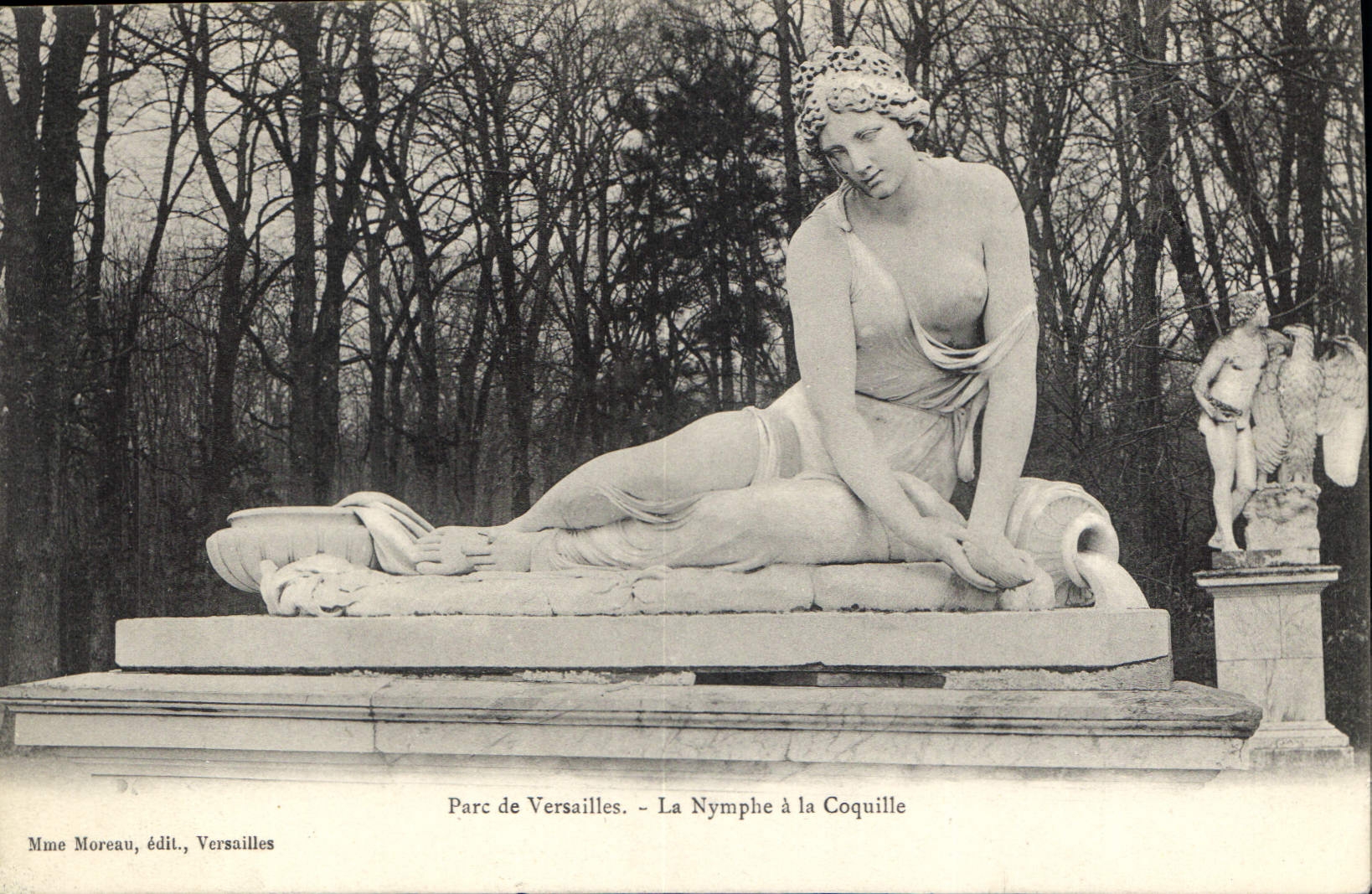 CPA Parc de Versailles La Nymphe a la Coquille 