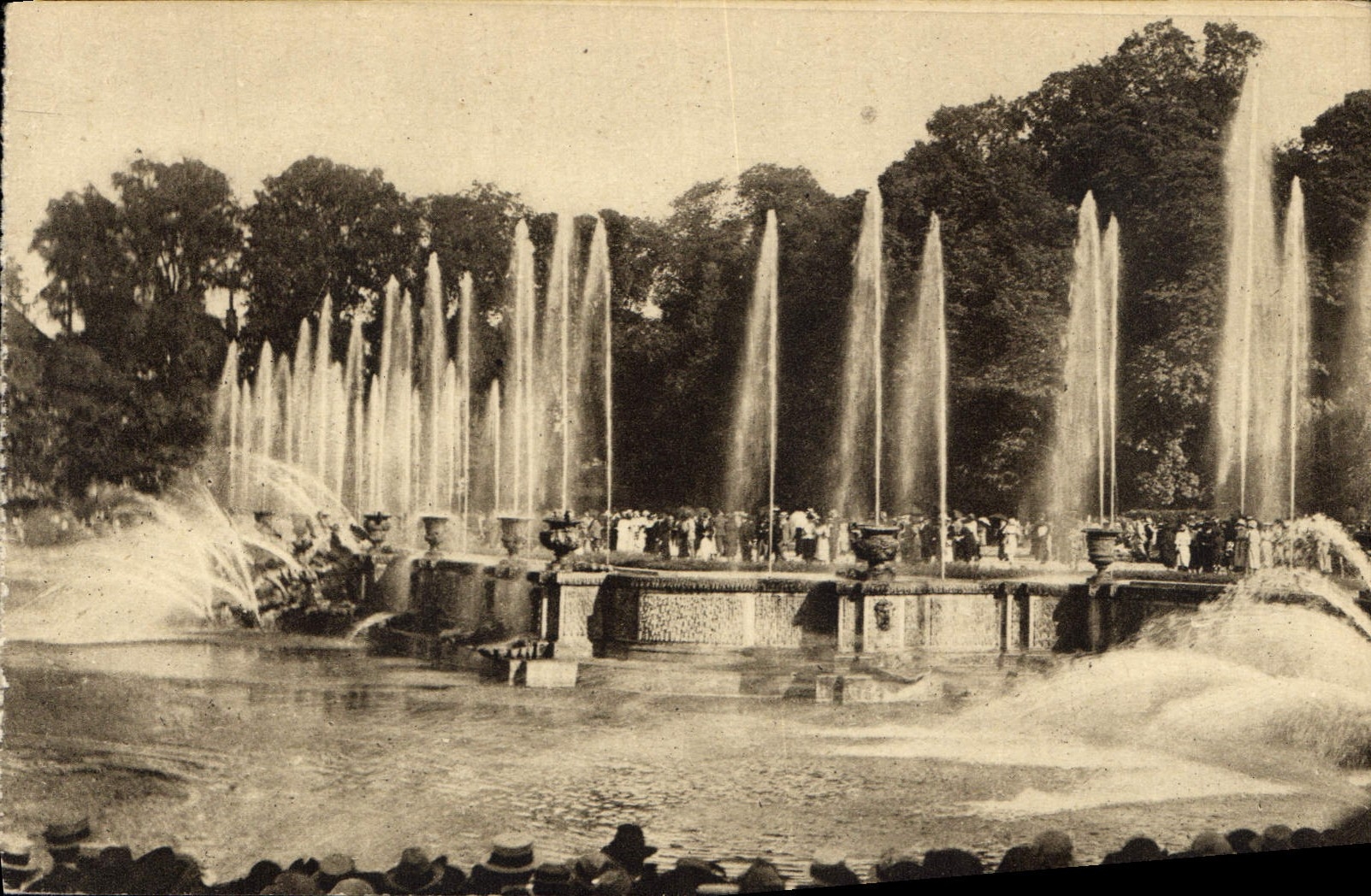 CPA Versailles les Grandes Eaux au Bassin de Neptune 