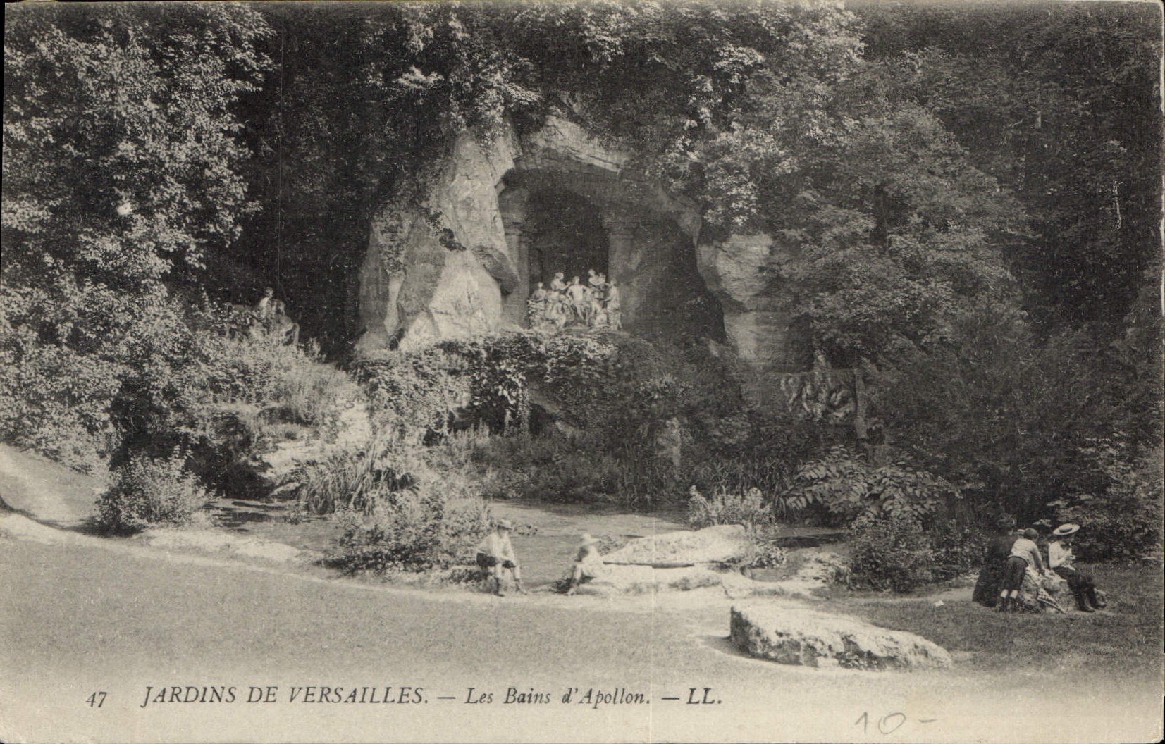 CPA Jardin de Versailles Les Bains d'Apollon 