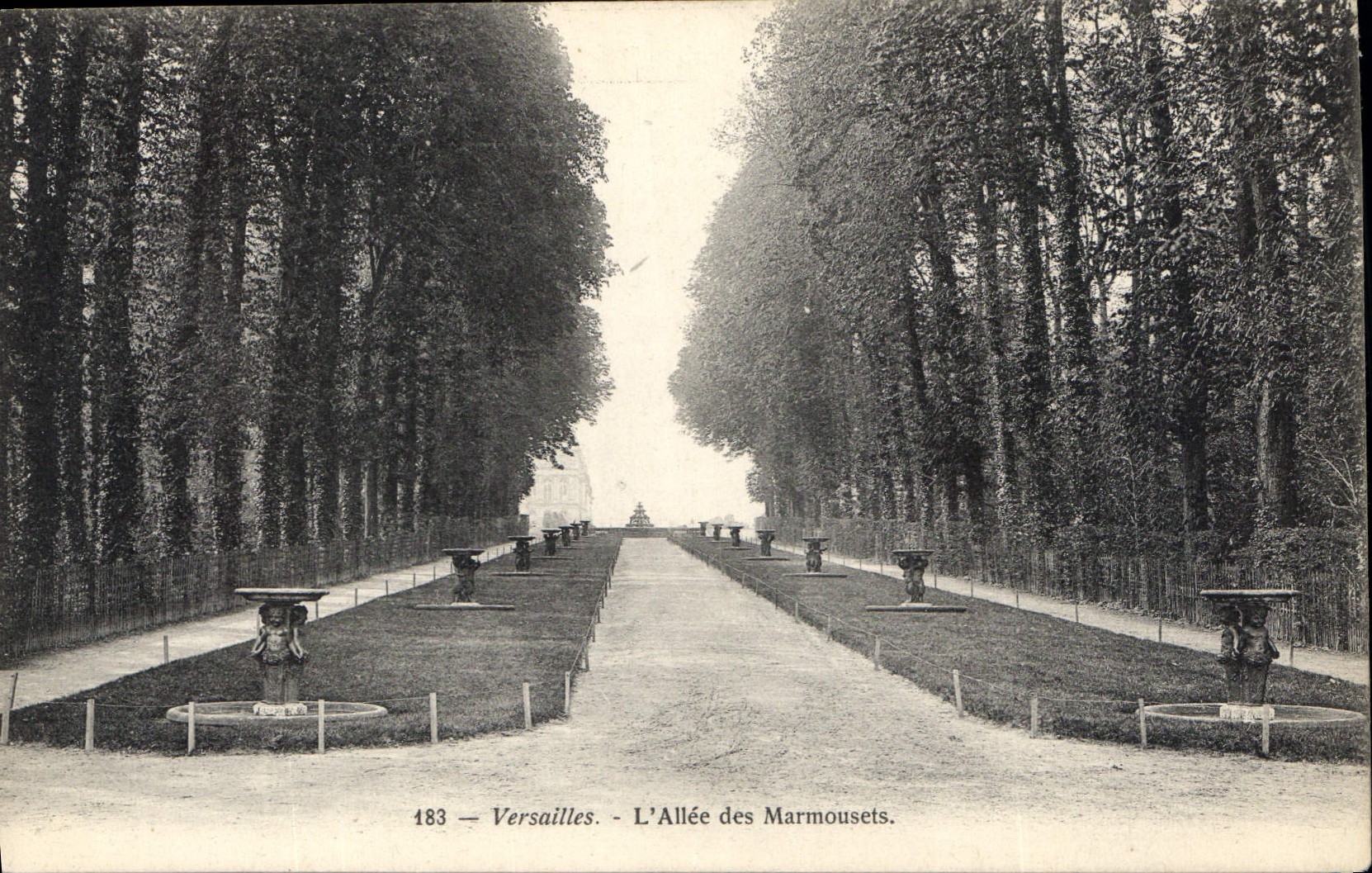 CPA Versailles L'Allee des Marmousets 