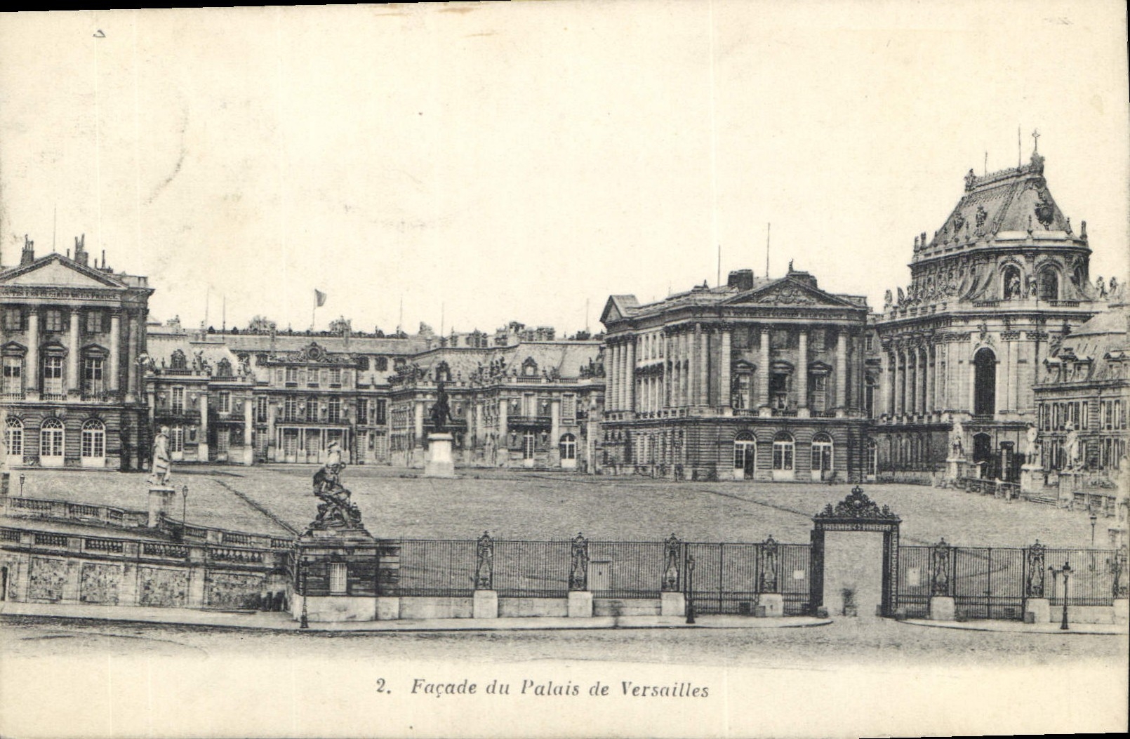 CPA Facade du Palais de Versailles 