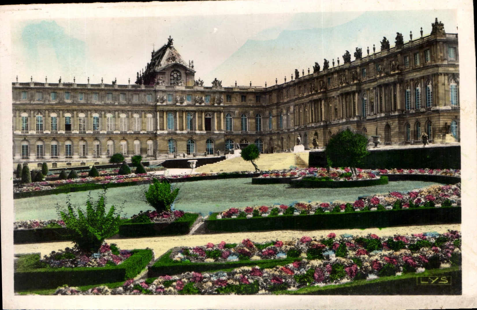 CPA Versailles Facade sur le Parc Nord 