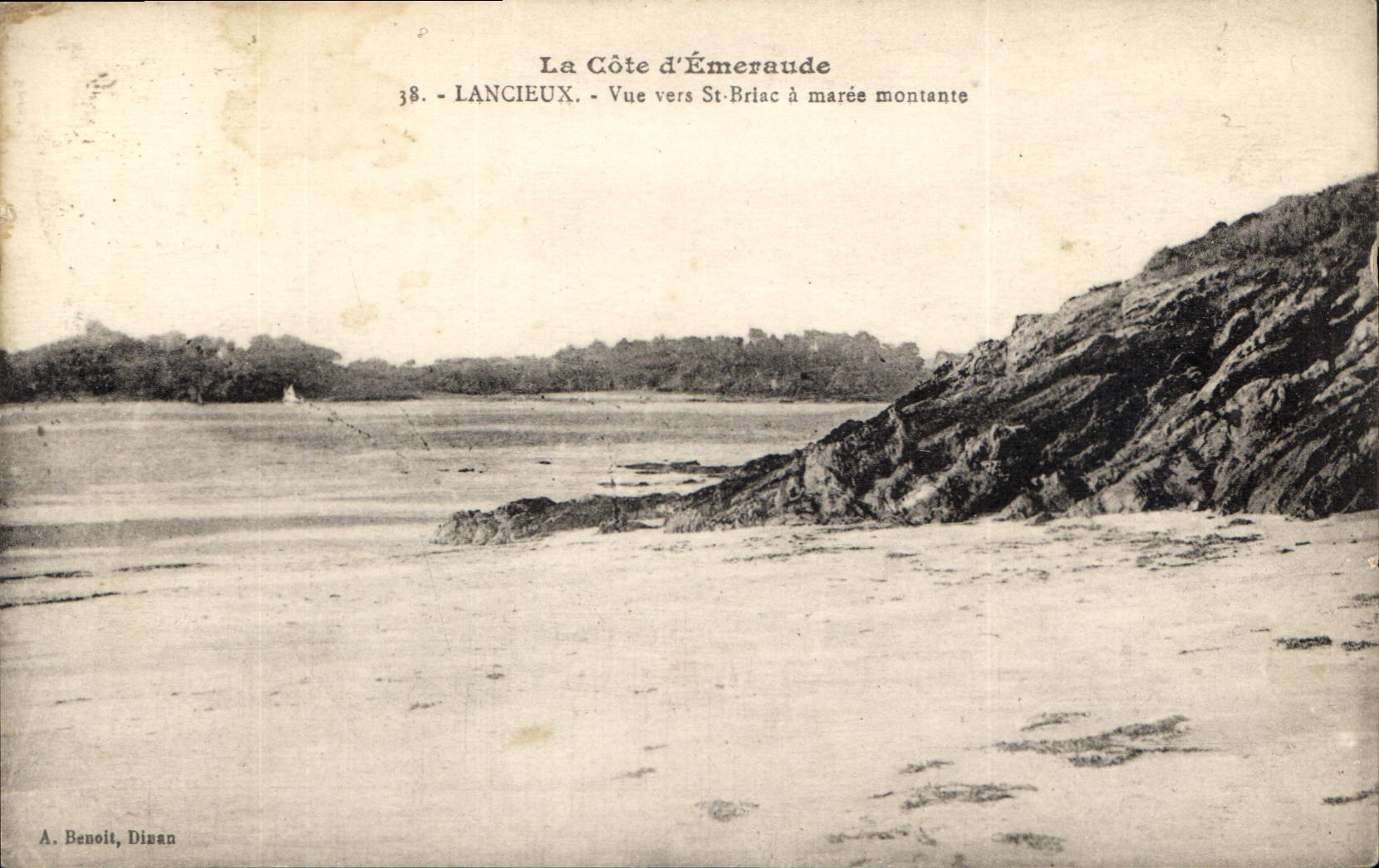 CPA Lancieux Vue vers St Briac a maree montante